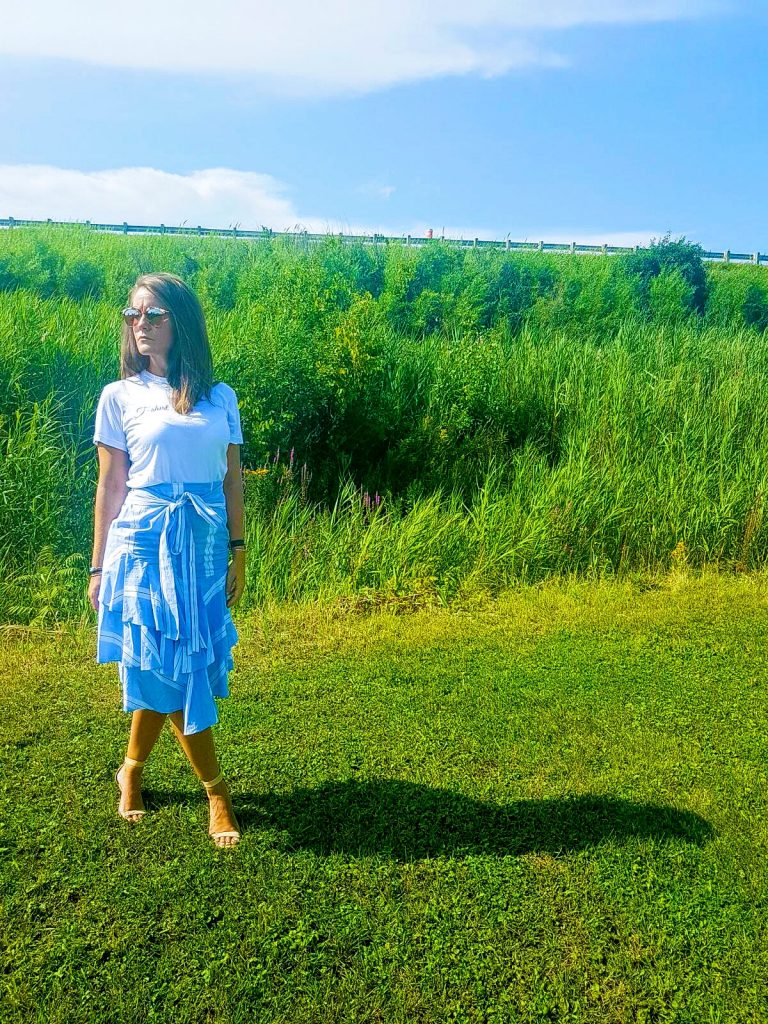 Flowy skirts and t-shirts